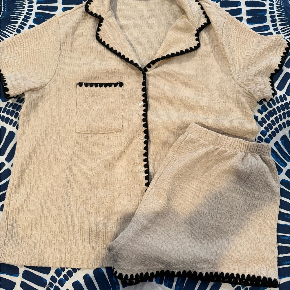 Linen Pajama Set